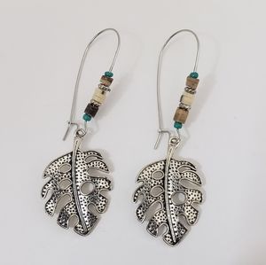 NEW 3/$10 Boho Drop Earrings in Silvertone